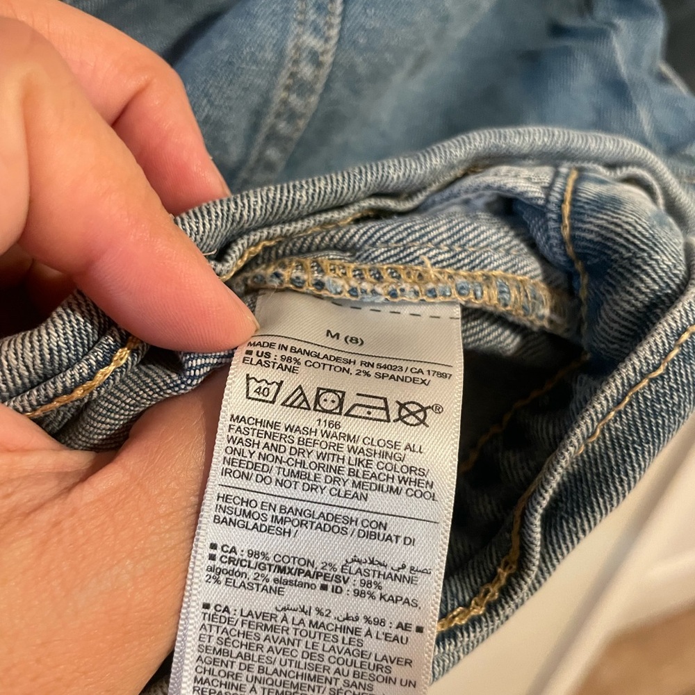 Old Navy Kids‎ Light Blue Jean Jacket Size 8 - Picture 4 of 5